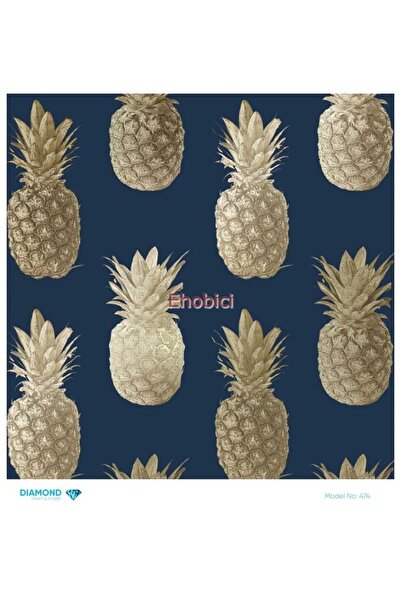 ehobici ورق ديكور نحاسي ماسي - 474 - 30x30