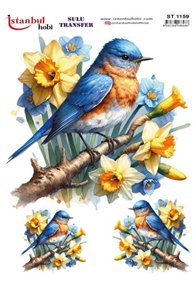 İstanbul Hobi ورق نقل مائي 25×35 سم ST-1159