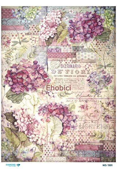 ehobici Diamond Pirinç Dekopaj Kağıdı - 1301