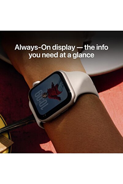 Apple Watch SE 3 GPS 44mm Midnight Aluminium Case with Midnight Sport Band - M/L