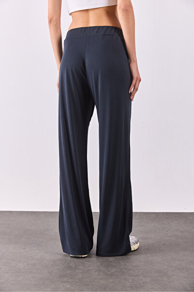 VENA Jovie Yumuşak Dokulu Yüksek Bel Wide Leg Eşofman Altı(CUPRO)-ANTRASİT