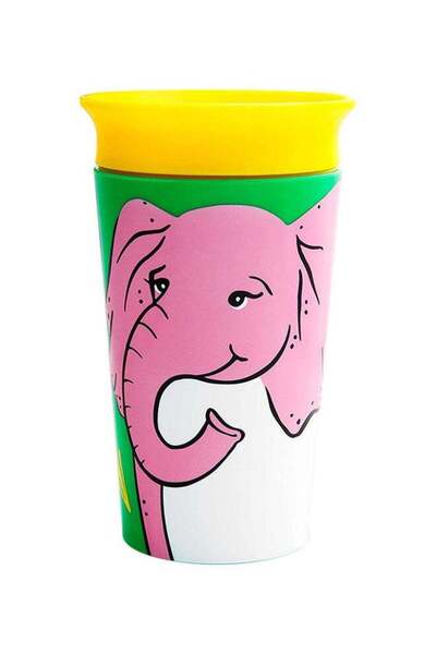 Munchkin Miracle 360 Wildlove Sippy Cup 9 Oz / 266 Ml Elephant