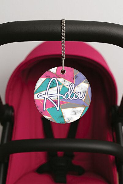 Cekuonline زخرفة مطبوعة من البليكسي للعربة مع حزام - 10×10 سم موديل 16