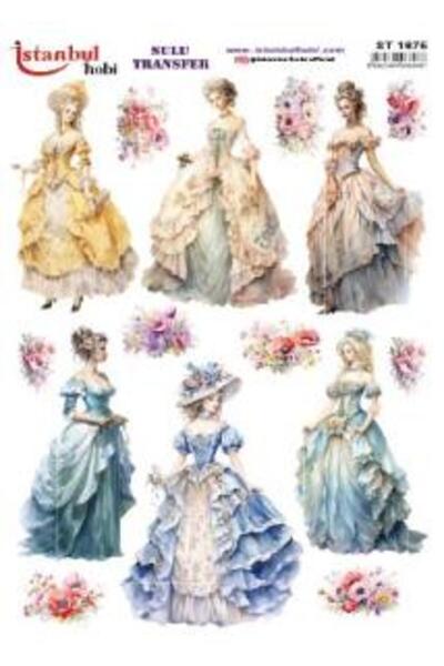 İstanbul Hobi ورق نقل مائي 25×35 سم ST-1675