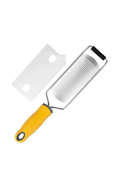 Flippy Razatoare manuala Flippy, perie inclusa, Inox, usor de utilizat, 31x6.7 cm, Galben