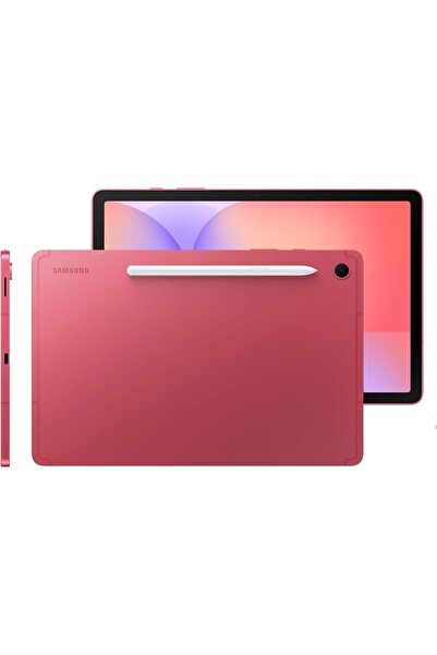 Samsung جالكسي تاب S10 لايت، جهاز لوحي يعمل بنظام أندرويد، لون أحمر مرجاني، ذاكرة وصول عشوائي (RAM) سعة 8 جيجابايت، سعة تخزين 256 جيجابايت، شاشة 10.9 بوصة، معدل تحديث 90 هرتز