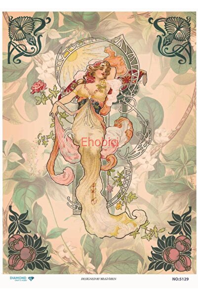 ehobici Diamond Pirinç Dekopaj Kağıdı - 5129