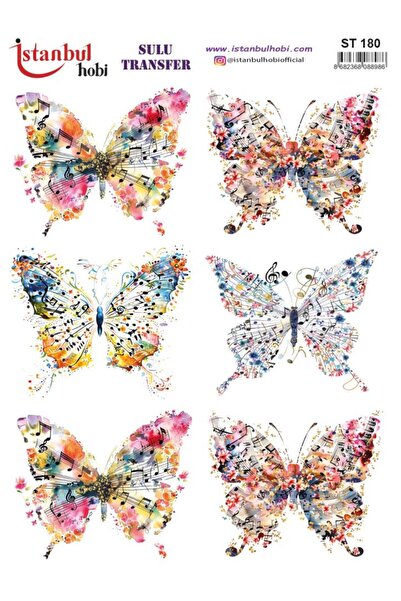 İstanbul Hobi ورق نقل مائي 25×35 سم ST-180
