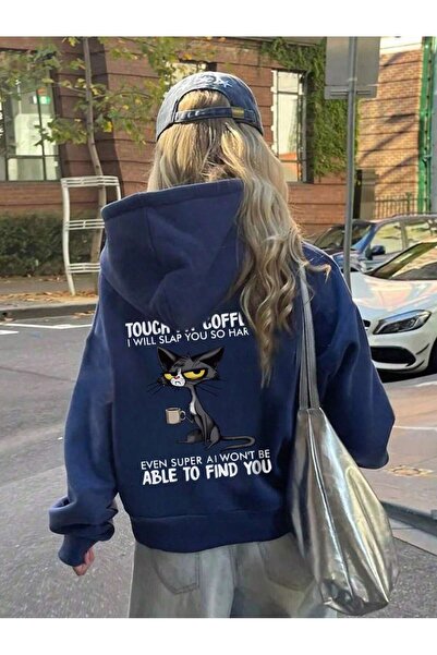 StartMore سترة بغطاء للرأس للفتيات المراهقات بطباعة حيوانات لطيفة، بلوفر حرار...