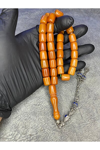 Mos Tespih Large Size High-End Collection Release Tightening Amber Prayer Beads
