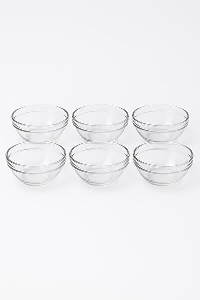 HSDemirci Glass Bowl Set 6 Pieces 155 ml