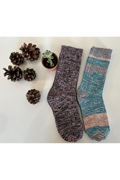 Aslan Winter Thick Cotton Women's Socks (Pack of 2)