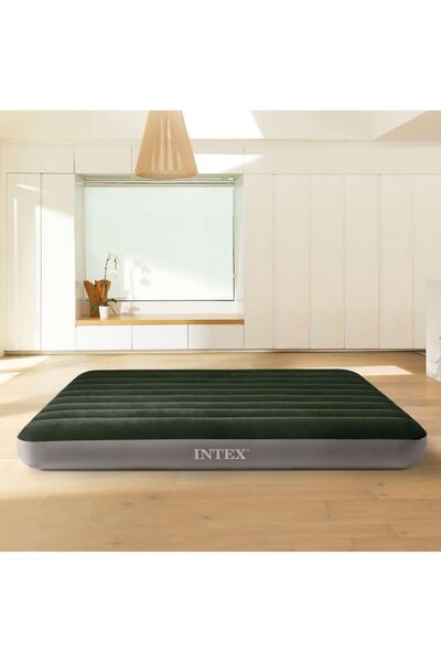 SERSIMO Intex Dura-Beam Downy Inflatable Mattress, 137x191x25cm