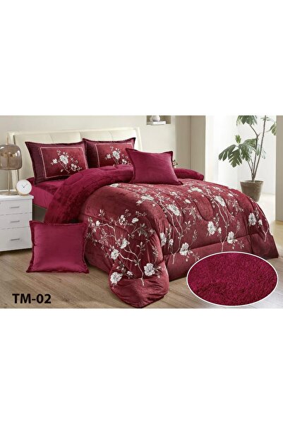 Roshen Double bed sheet set, 6 pieces, velvet, winter fur, quilt size 230*250cm