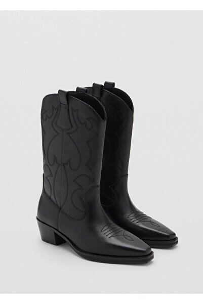 Mango Teen Kovboy tarz deri bot