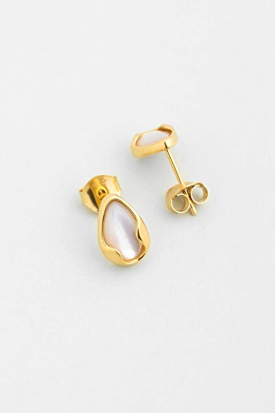 So CHIC... Esintisi 18 Ayar Sarı Altın Kaplama Gümüş Küpe