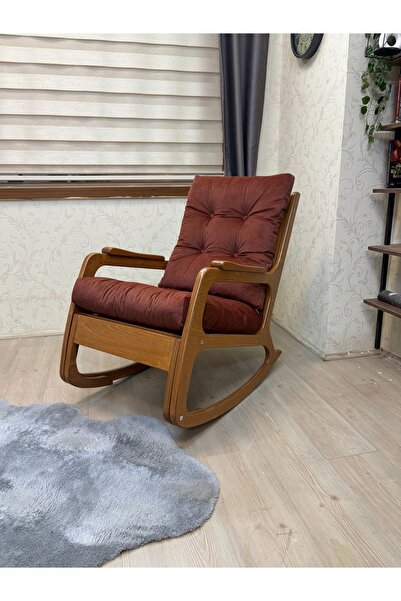 Asedia KONTES KİREMİT SALLANAN SANDALYE SALLANAN KOLTUK TV KOLTUĞU BABA KOLTUĞU