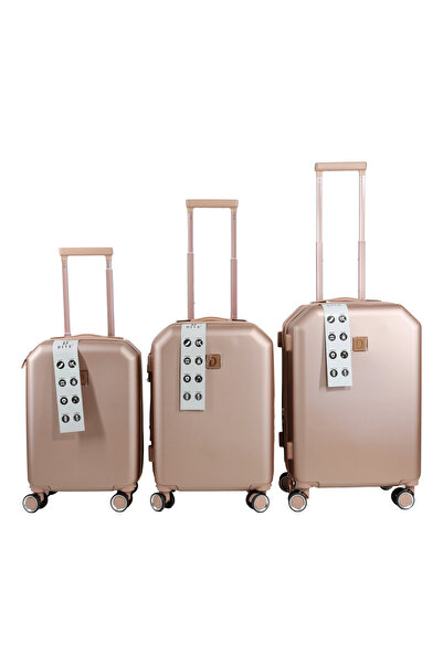 D Dive Hard side Suitcase on Wheels Ultra Lightweight ABS Light Spinner Trolley Case