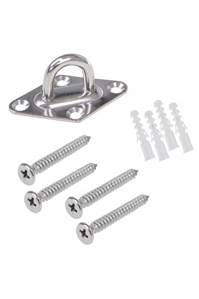 SERSIMO Fixing kit for sun awnings or hammocks, steel, 9 elements