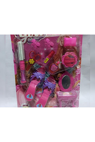 abnturk Ambalaj Boyutu 49*34 Terlikli Aksesuarlı Kız Oyuncak Bakım Seti Yerli...