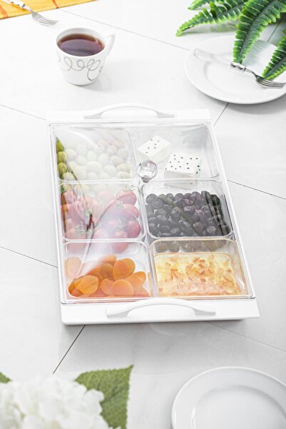 Depa Soft White Acrylic Palace Breakfast Set 13 Pieces
