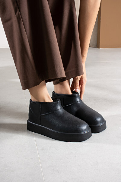 Siena Shoes Oslo Kadın Su Geçirmez Bot Siyah