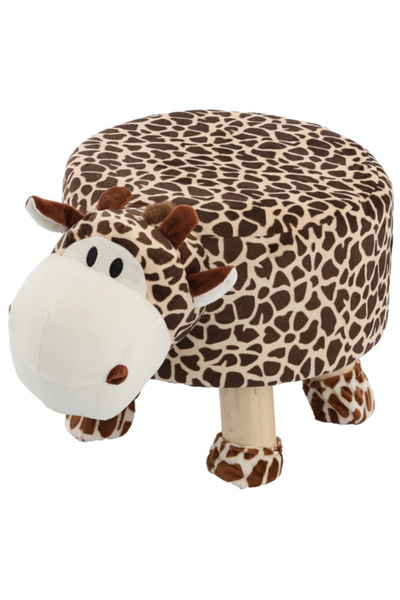 SERSIMO Taburet pentru copii, 28x25cm, maxim 50kg, model girafă