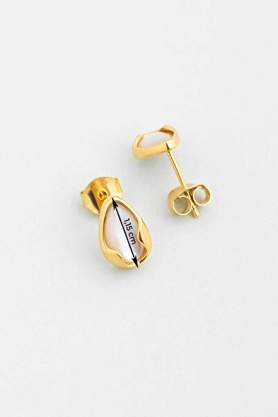 So CHIC... Esintisi 18 Ayar Sarı Altın Kaplama Gümüş Küpe