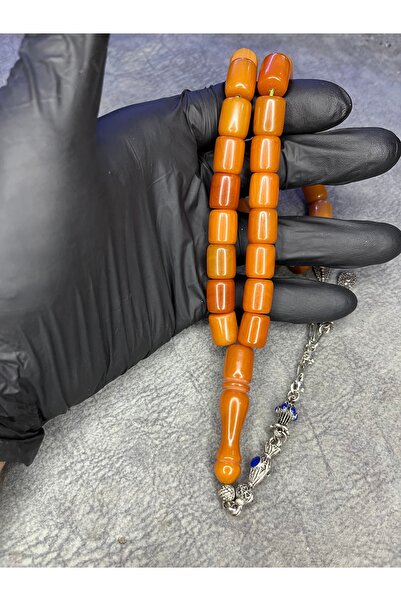Mos Tespih Large Size High-End Collection Release Tightening Amber Prayer Beads