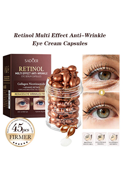 SADOER Retinol Multi Effect Anti-Wrinkle Eye Serum Capsules