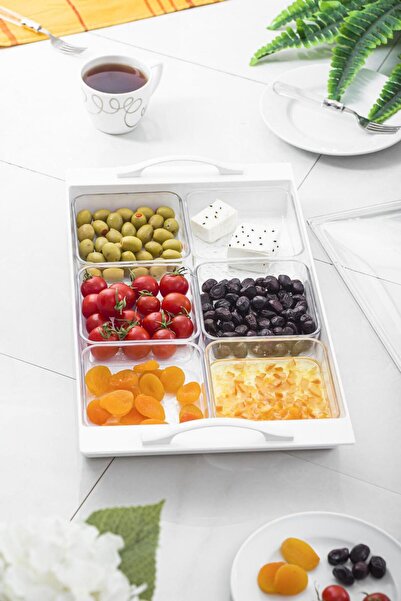 Depa Soft White Acrylic Palace Breakfast Set 13 Pieces