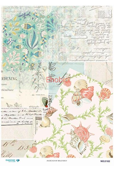 ehobici ورق ديكور نحاسي ماسي - 5182