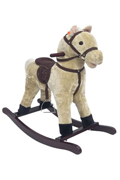 Toybox كرسي ركوب على شكل حصان هزاز خشبي - مثالي للأطفال