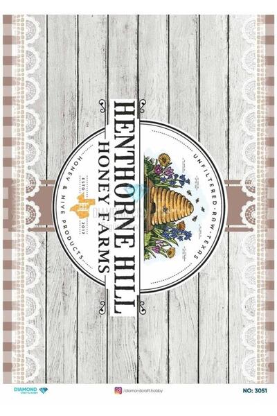 ehobici ورق ديكور نحاسي ماسي - 3051