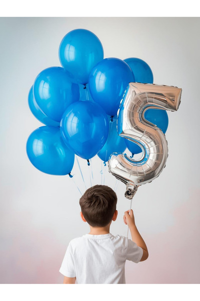 Umamiçe مجموعة بالونات مكونة من 5 أرقام - بالون فويل مقاس 40 بوصة (100 سم) + ...