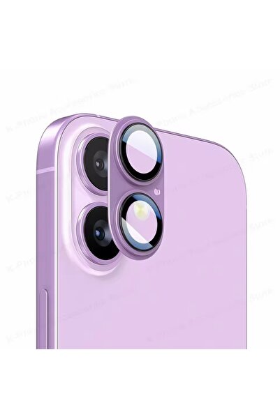 NANOSPACE Apple iPhone 17 İle Uyumlu Temperli Sert Cam Renkli Lens Koruyucu