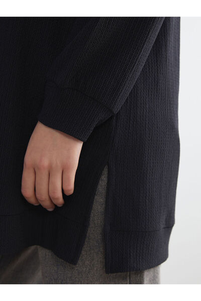 LC Waikiki Crew Neck Textured Women's Tunic