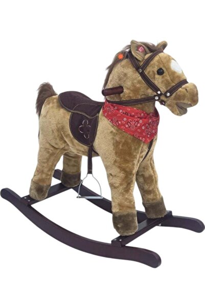 Toybox كرسي خشبي هزاز للركوب - مثالي للأطفال 70x70x30 سم