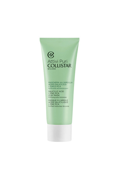 Collistar Masca Argila cu Acid Salicilic si Zinc PCA, Attivi Puri, 75 ml
