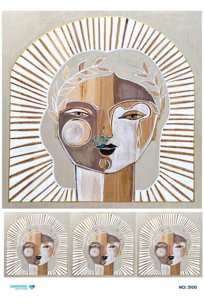 ehobici ورق ديكور نحاسي ماسي - 3100