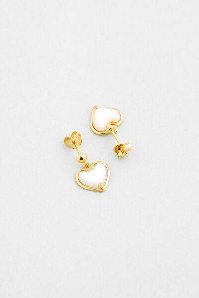 So CHIC... Aşkı 18 Ayar Sarı Altın Kaplama Gümüş Küpe