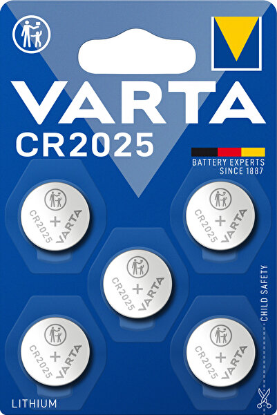 Varta Baterie CR2025 12V • Set 5 buc