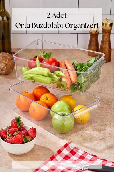 Depa 2 منظم للثلاجة ومنظم للثلاجة 4.5 لتر