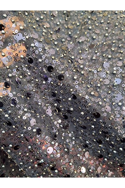 lemidor قماش فستان سهرة مطرز بالخرز ومزين بالترتر