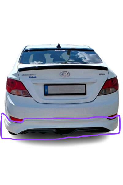 TÜRKSET ACCENT BLUE PS MODEL ARKA TAMPON EKİ (( BOYASIZ ))