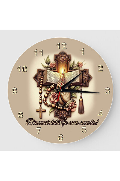 Unbranded/Generic Ceas Cruce Binecuvantata fie casa aceasta