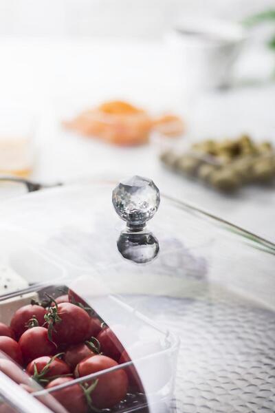 Depa Soft White Acrylic Palace Breakfast Set 13 Pieces