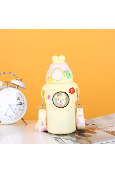 EVİMDM Cute Strap-On Children's Water Bottle