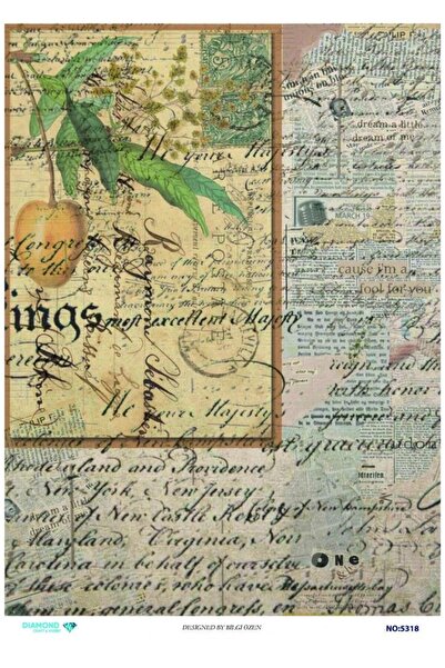 ehobici ورق ديكور نحاسي ماسي - 5318