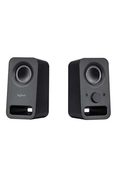 logitech Z150 Compact Multimedia Stereo Speakers, 3.5mm Audio Input, Integrated Controls, Headphone